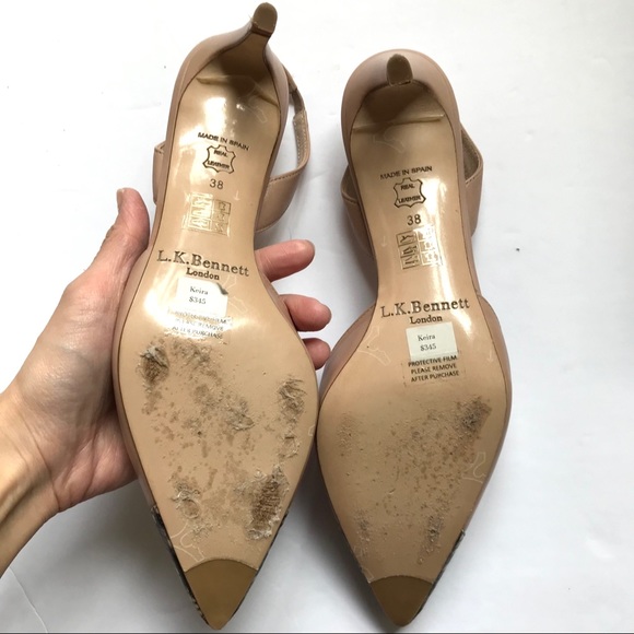 L.K. Bennett Keira Trench Nappa Slingback Court - Picture 14 of 16